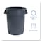 Boardwalk 32 gal. Round Trash Can 3485198 - alternate 6